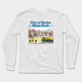 City of Rocks State Park, New Mexico Long Sleeve T-Shirt